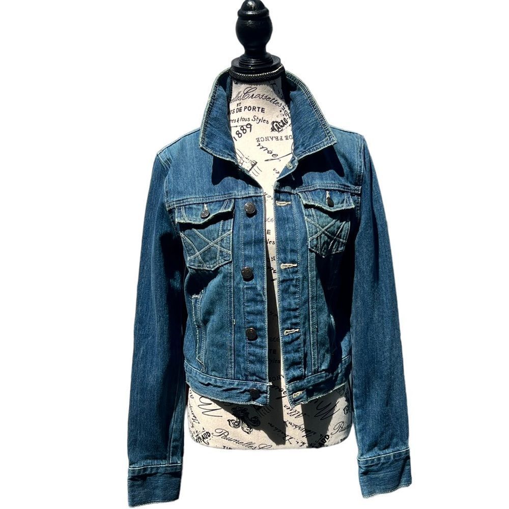 AEROPOSTALE Medium Wash Denim Jacket - Size M
